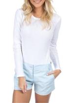  Blue Poplin Shorts