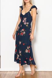  Floral Button Maxi Dress
