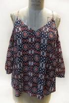  Printed C/s Blouse