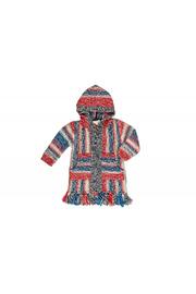  Native Stripe Zip Front Hoodie
