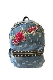  Denim Studded Backpack