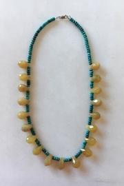  Golden Agate Turquoise Necklace