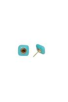  Square Turquoise Earrings