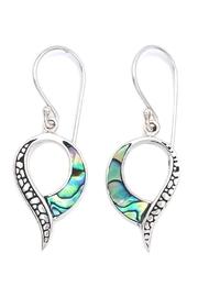  Dangling Abalone Earringsv
