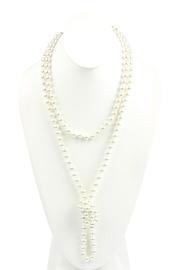  Pearl-knotting-necklace With-earrings-set