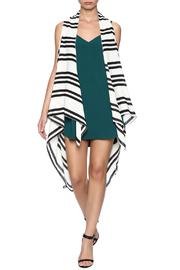  Stripe Chiffon Vest