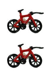  Red-bicycle Cuff Links