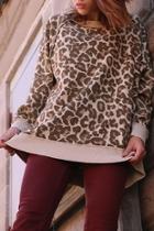 Cheetah Sweater