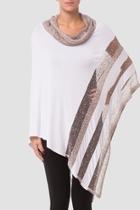  Black/gold Poncho Cover-up