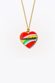  Feminist Heart Necklace