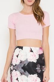  Ribbed Cropped Tee