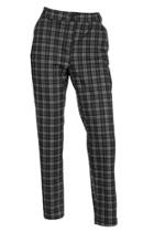  Plaid Stretch Trousers