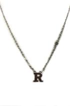  R+rhinestone Necklace