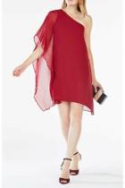  One Shoulder Silk Dress