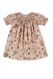  I'm-a-little-teapot Smocked Bishop-dress
