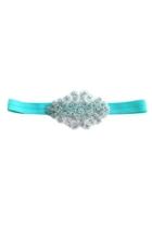  Aqua Crystal Headband