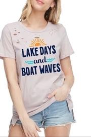  Distressed Graphic Tee