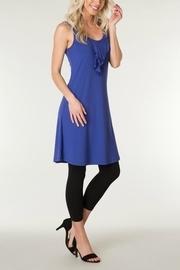  Sleeveless Rufflefront Dress