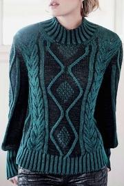  Plated Cable Pullover