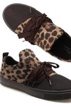  Leopard Mesh Sneakers