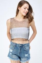  Mesh Pearl Tank