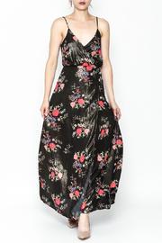  Floral Metallic Maxi Dress