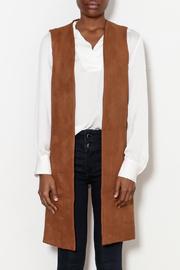  Vest With Asymmetrical Back Slit