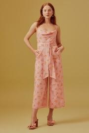  Cropped Wide-leg Jumpsuit