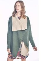  Olive Drape Cardigan