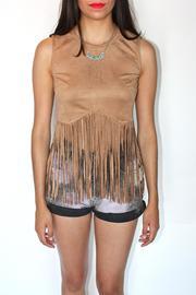  Fringe Suede Tank
