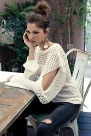  Mandy Cold-shoulder Sweater