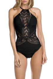  Lace Inset One Piece