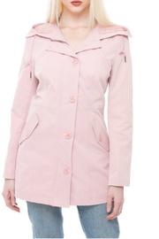  Hooded Button Front Jacket