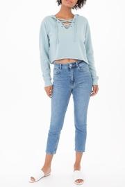  Blue Tie Sweatshirt