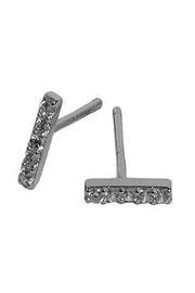  Bar Diamond Stud