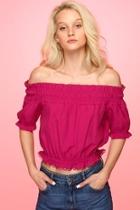  Nikia Fuchsia Top