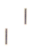  Sapphire Barpost Earrings