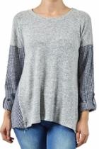  Layered Check Top