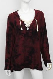  Tie Dye Lace Up Hoody