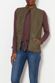  Zip-front Quilted Vest