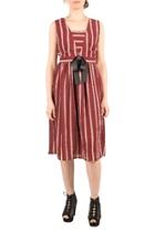  Vintage-look Striped Dress