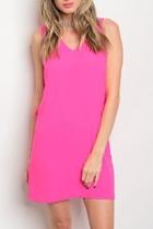  Fuscia Tea Dress