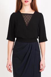  Lace Inlay Top