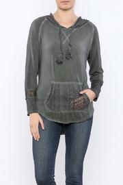  Lace Detailed Hoodie