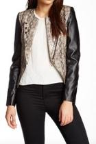  Faux Snakeskin Jacket