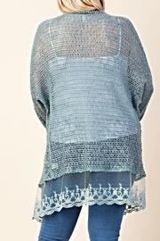  Mesh Knit Cardigan