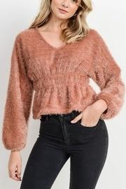  Textured Dolman Sweater