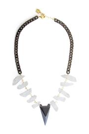  Raw-quartz Peak Necklace