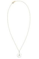  White-gold-diamond Alphabet Charm