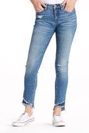  Shredded Hem Skinnies